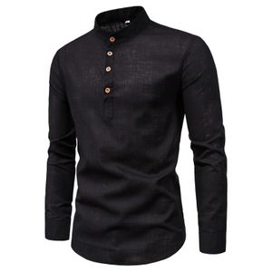 Chemise Manches Longues – Noir